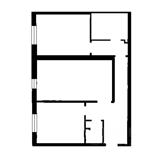 Планировка этой квартиры по данным Циан