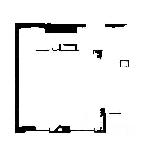 Планировка этой квартиры по данным Циан