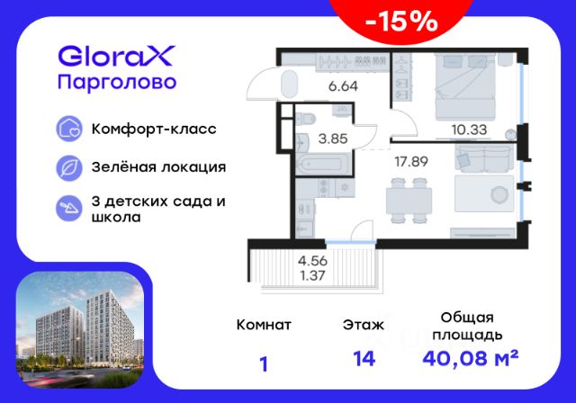 ЖК «GloraX Парголово»