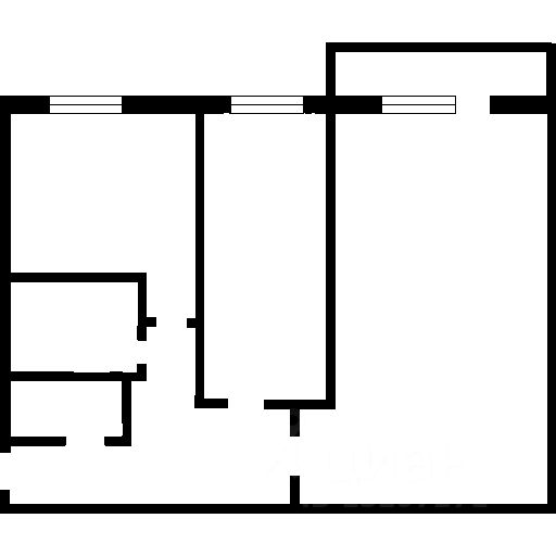 Планировка этой квартиры по данным Циан