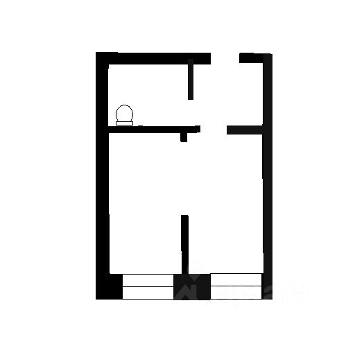 Планировка этой квартиры по данным Циан
