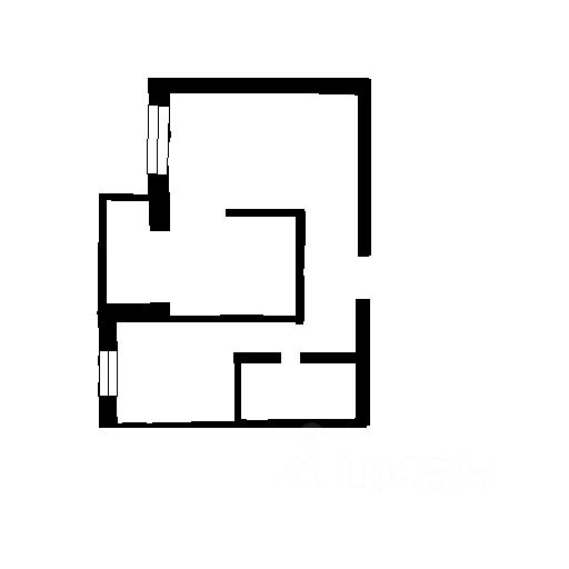 Планировка этой квартиры по данным Циан