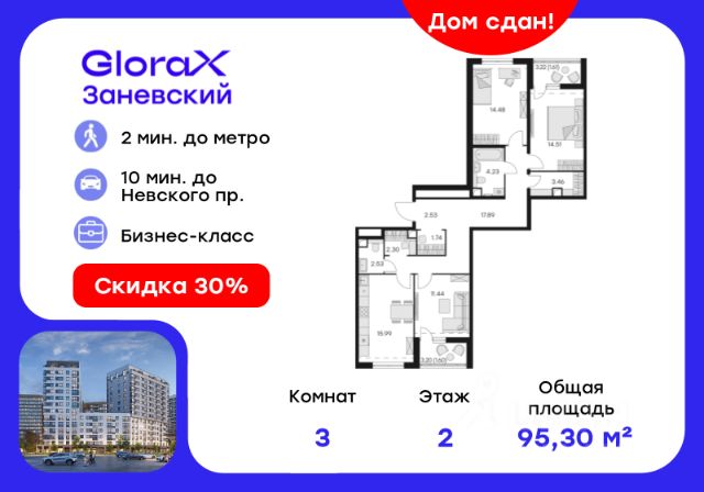 ЖК «GloraX Заневский»