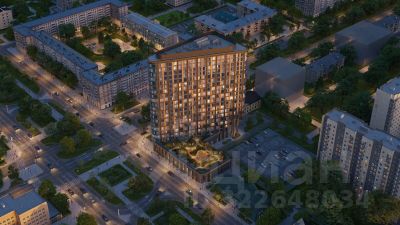 студия, 25 м², этаж 13