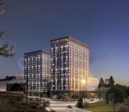 апарт.-студия, 35 м², этаж 20