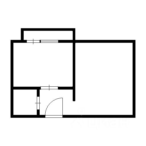 Планировка этой квартиры по данным Циан