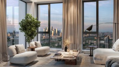 2-комн.кв., 55 м², этаж 33