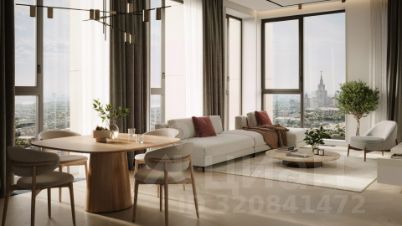 2-комн.кв., 55 м², этаж 33 2-комн.кв., 55 м², этаж 33