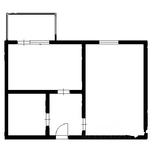 Планировка этой квартиры по данным Циан