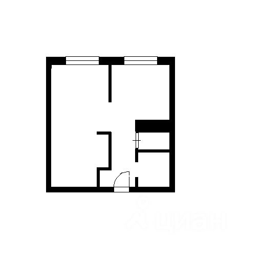 Планировка этой квартиры по данным Циан