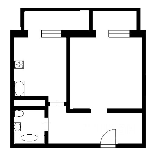 Планировка этой квартиры по данным Циан