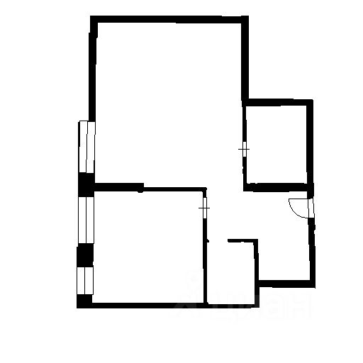 Планировка этой квартиры по данным Циан