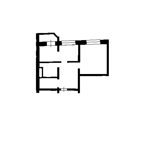 Планировка этой квартиры по данным Циан