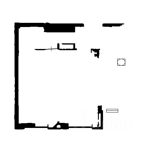 Планировка этой квартиры по данным Циан