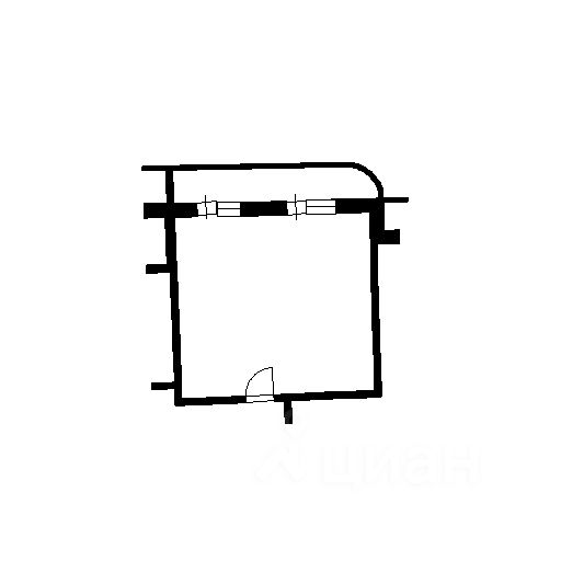 Планировка этой квартиры по данным Циан