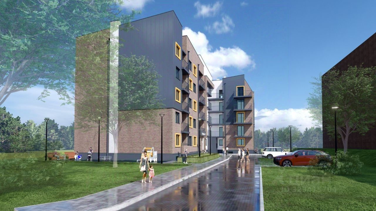 2-комн.кв., 57 м², 4/5 этаж