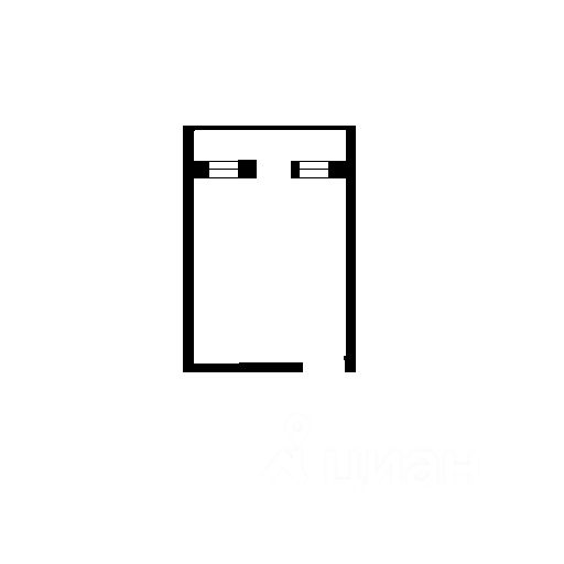 Планировка этой квартиры по данным Циан