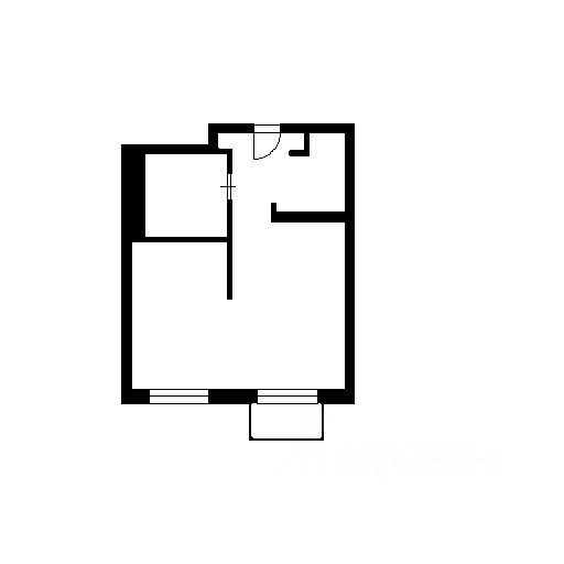Планировка этой квартиры по данным Циан