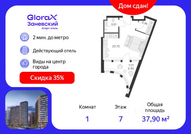 ЖК «Апарт-отель GloraX Заневский»