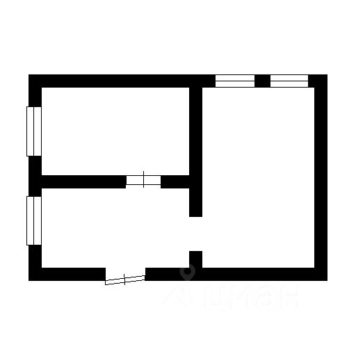 Планировка этой квартиры по данным Циан