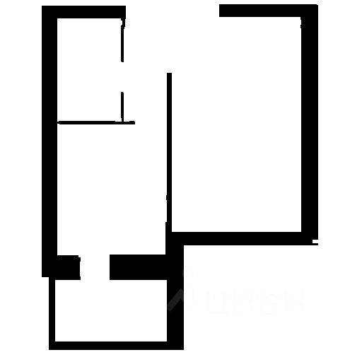 Планировка этой квартиры по данным Циан