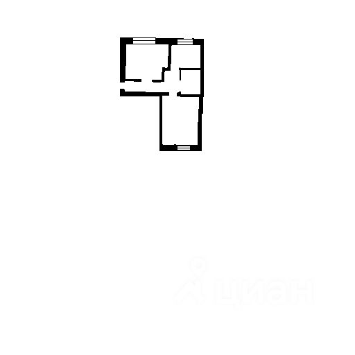 Планировка этой квартиры по данным Циан