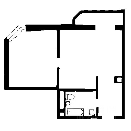 Планировка этой квартиры по данным Циан