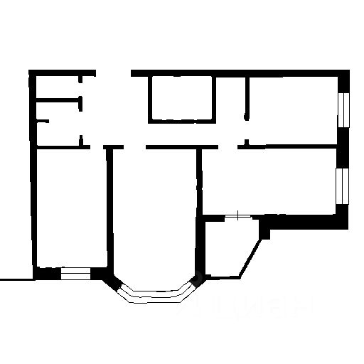 Планировка этой квартиры по данным Циан