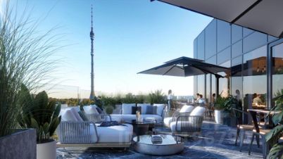 студия, 33 м², этаж 3