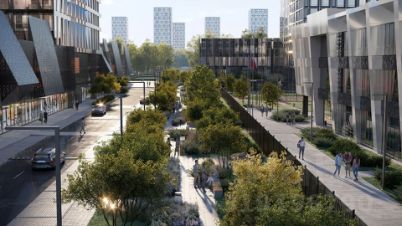 студия, 33 м², этаж 3