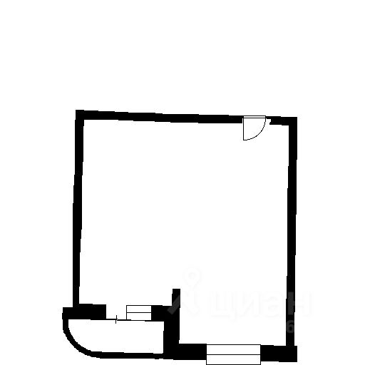 Планировка этой квартиры по данным Циан