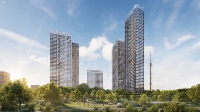 студия, 33 м², этаж 3