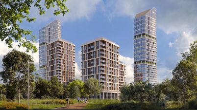 2-комн.кв., 42 м², этаж 22