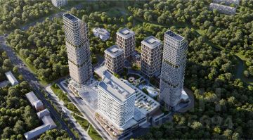 студия, 30 м², этаж 22