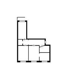 3-комн.кв., 60 м², этаж 2