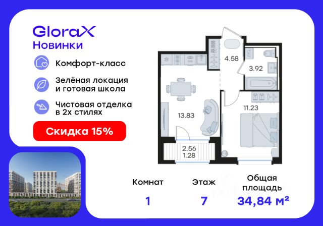 ЖК «GloraX Новинки»