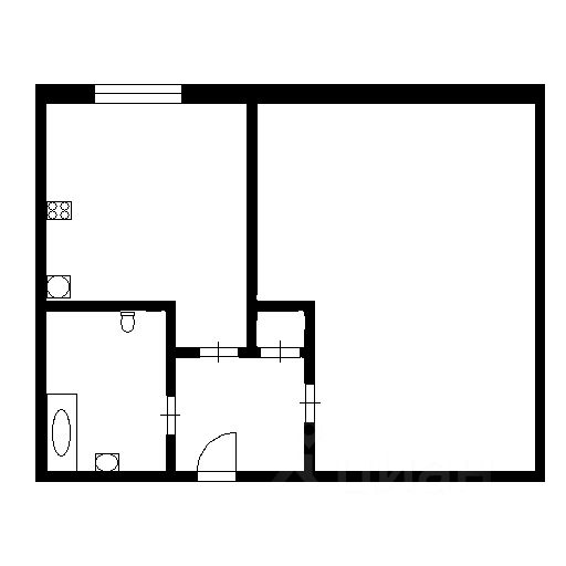 Планировка этой квартиры по данным Циан