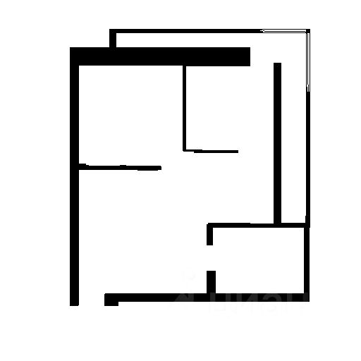Планировка этой квартиры по данным Циан
