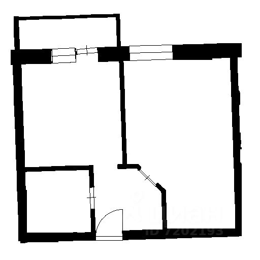 Планировка этой квартиры по данным Циан