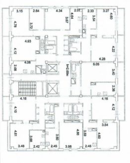 1-комн.кв., 42 м², этаж 17