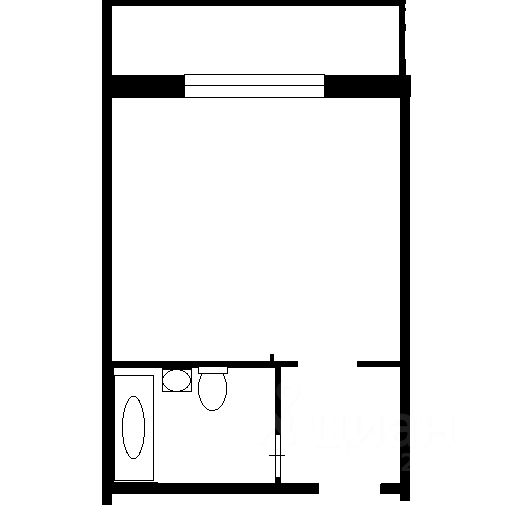 Планировка этой квартиры по данным Циан