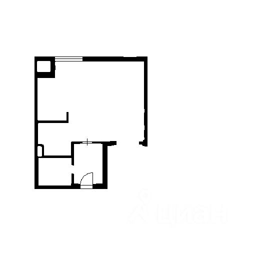 Планировка этой квартиры по данным Циан