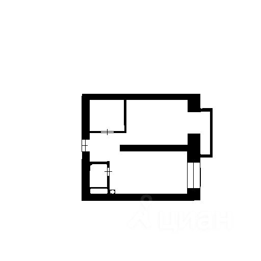 Планировка этой квартиры по данным Циан