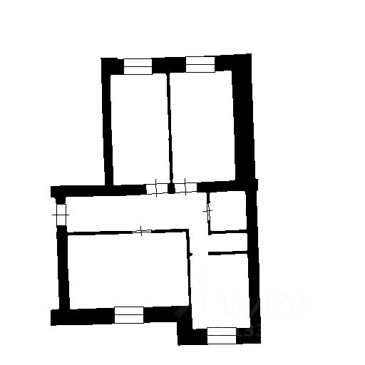 Планировка этой квартиры по данным Циан