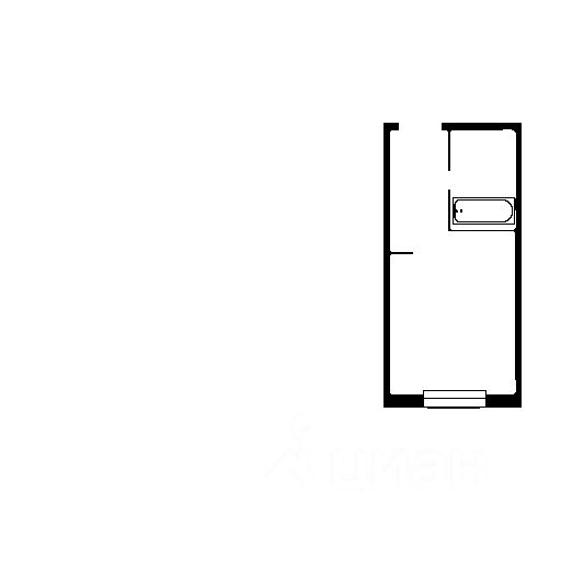 Планировка этой квартиры по данным Циан