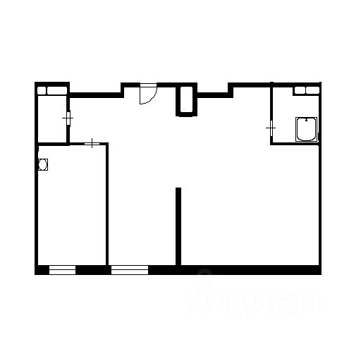 Планировка этой квартиры по данным Циан