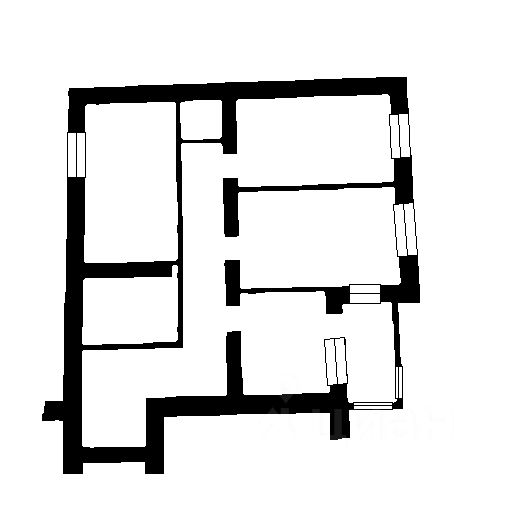 Планировка этой квартиры по данным Циан