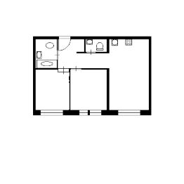 2-комн.кв., 56 м², этаж 10