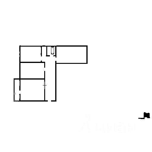Планировка этой квартиры по данным Циан