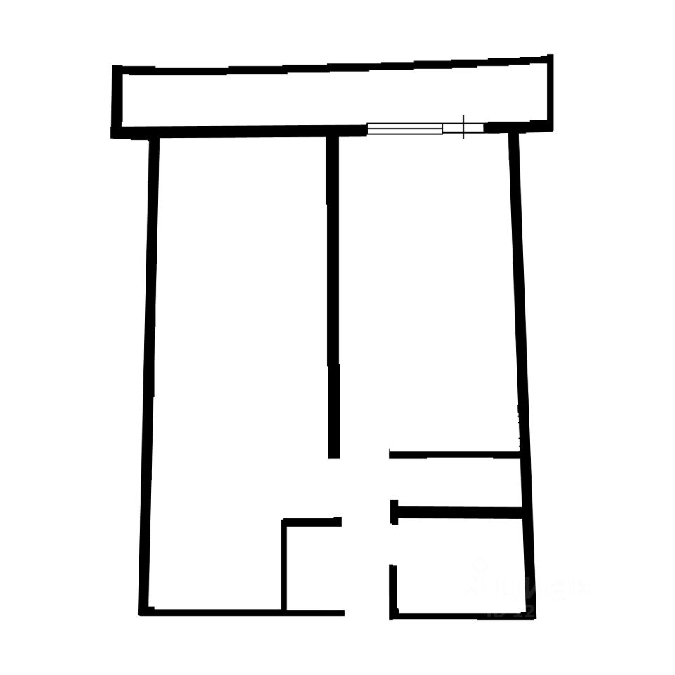 Планировка этой квартиры по данным Циан